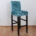 thumbnail image 3 of Bar Stool Cover Counter Stool Chair Covers,Removable Washable Pub Chair Slipcover with Elastic Bottom Anti-Dust Modern Stretchy Chair Protector Cover for Cafe Height Bar Stool-2 Pcs-B, 3 of 7