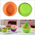 18 Pack Silicone Cupcake Baking Cups Reusable FoodGrade BPA Free Non