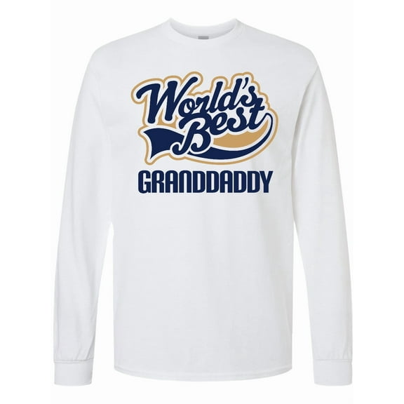Inktastic Granddaddy Worlds Best Long Sleeve T-Shirt