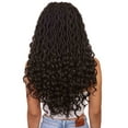 thumbnail image 4 of LUXLUXE Women Andrea 4x4 Curly Long 4X4 Hand Tied Lace Braid Wig, Beauty Heat Resistant Fiber,, 4 of 9
