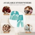 thumbnail image 7 of Sigee Teal Turquoise 1 for Women’s Pajama Sets Long-Sleeved Pjs Sets for Women 2 piece Sleepwear-Medium, 7 of 7