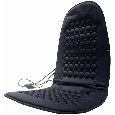 Black Heated Seat Cushion Seat Warmer Massager Therapeutic Magnets
