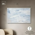 thumbnail image 5 of Art Remedy Neutral Abstracts Canvas, 54" x 36", White Frame, Frozen in Time II, 5 of 7