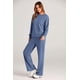 thumbnail image 5 of Conjunto Deportivo PRETTYGARDEN de 2 Piezas para Mujer, Gris y Azul, Talla XL, 5 of 9