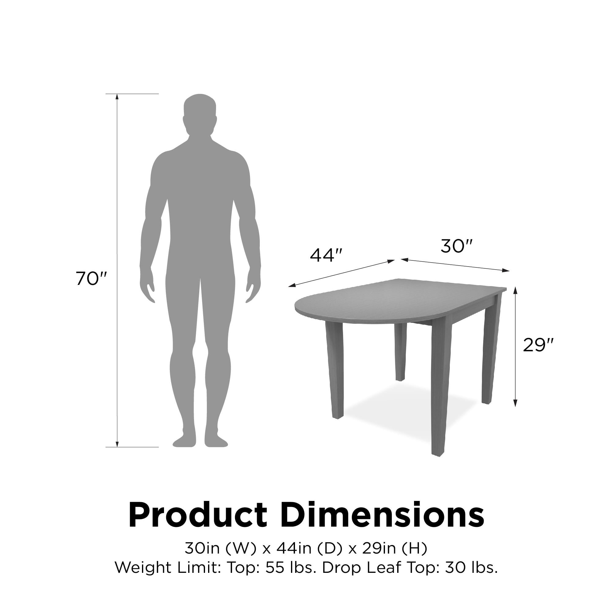 Queer Eye Corey Drop Leaf Table, Eat-In Kitchen Furniture, Black -  Walmart.com