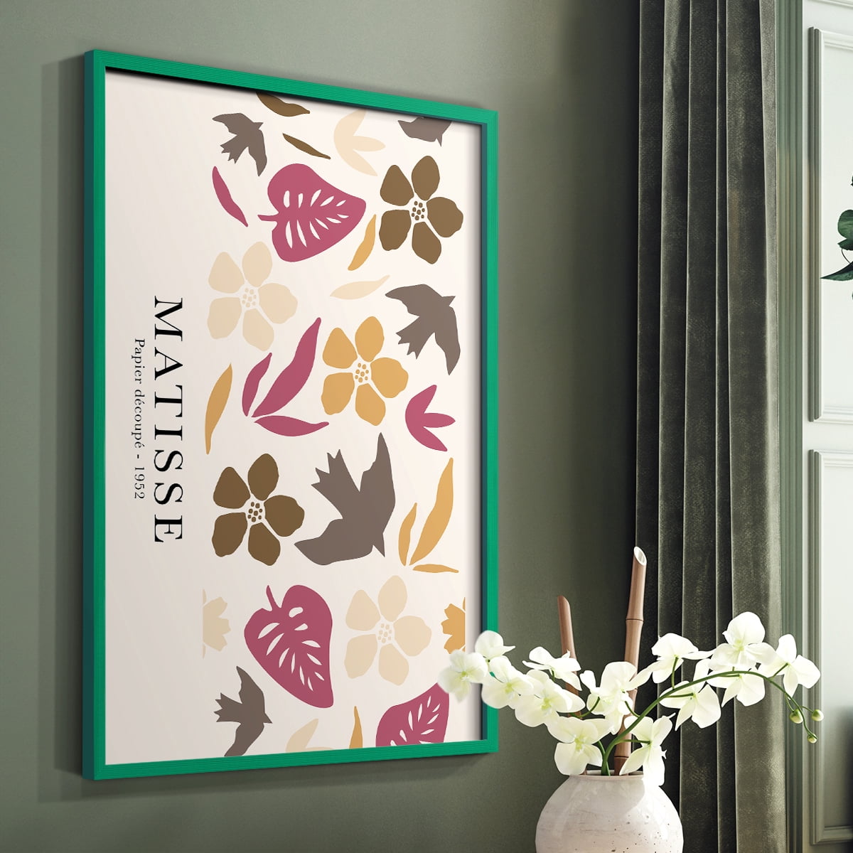 Matisse CCLVI in Solid Wood 8 x 10 Framed Print