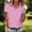 Pink, variant on Puntoco Womens Golf Polo Shirts Summer Short Sleeve 1/4 Zip Tops Moisture Wicking Casual Tennis Activewear White XL(XL)