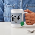 thumbnail image 4 of CafePress - Adelie Penguin In Antarctica Mug Mugs - 15 oz Ceramic Large White Nolvety Mug, 4 of 6