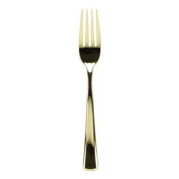 Gold Splendor LOOKS LIKE REAL!! Gold Plastic Forks 25ct.