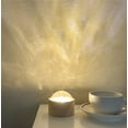thumbnail image 5 of FSLiving LED Accent Uplight Mood Lamp 3W Dynamic Water Pattern Light USB-Powered 3ft PC Circle Table Lamp Desk Backlight Night Light for Take Photos Kid's Gift Rustic Home Decor DIY Project - 1 Pcs, 5 of 5