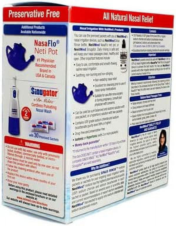 NeilMed Sinus Rinse Premixed Refill Packets 100 Each (Pack of 3)