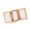 Log color, variant on WINDLAND Solid Wood Triplicate Photo Frame Vertical Orientation Perfect For Displaying Family Portraits Together