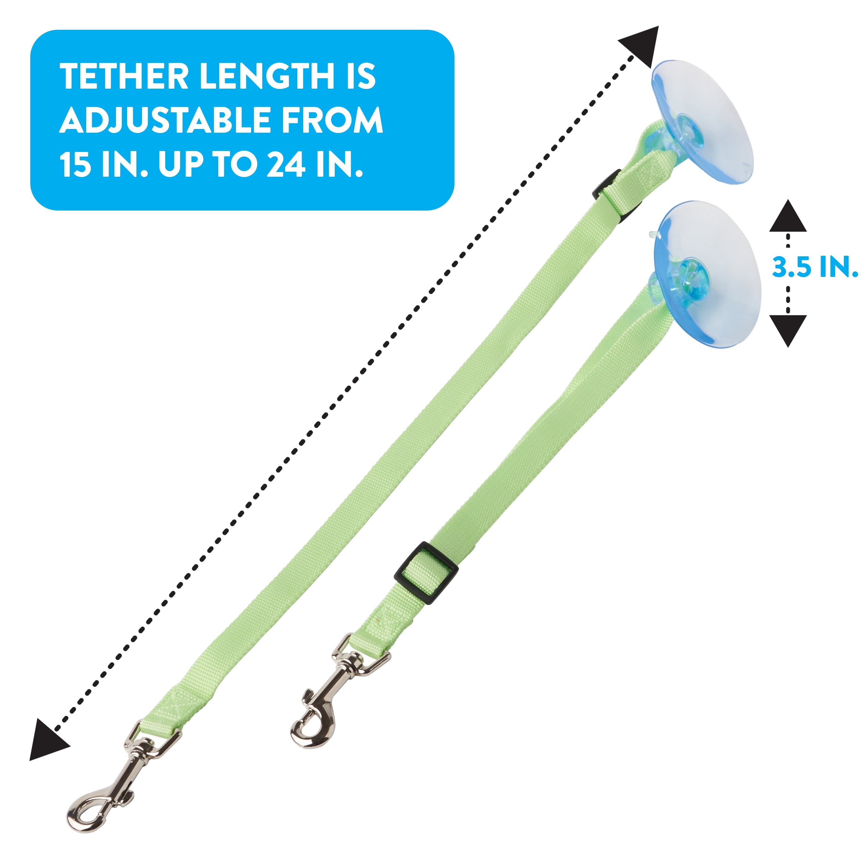 Rinse Ace Safe & Secure Dog and Pet Bathing Tethers, 2 Pack