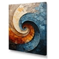 thumbnail image 2 of Designart "compositiond Spiral" Abstract Wall Art Print, 2 of 5
