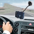 thumbnail image 3 of Car Phone Holder Dashboard Windshield Suction Mount Universal 360 Rotatable Hands Free for GPS Smartphones, 3 of 5