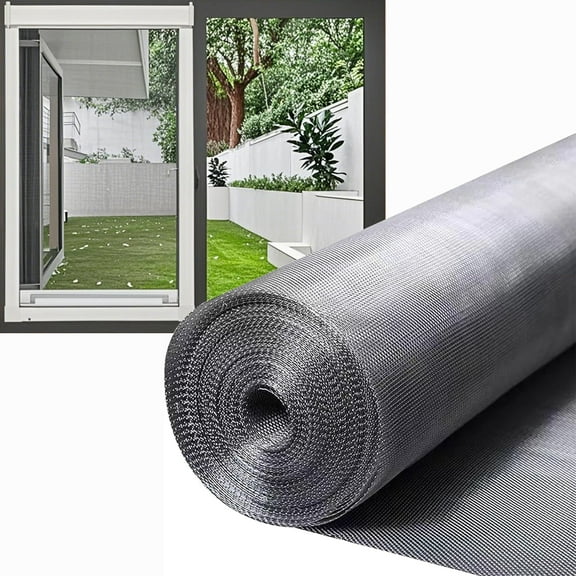 Window Screen Replacement, 39.37" x 59.05" Durable Windows Door Fiberglass Screen Mesh DIY Adjustable Screen Replacement for Patio Entry Porch Screen Mesh Curtain Net Grey