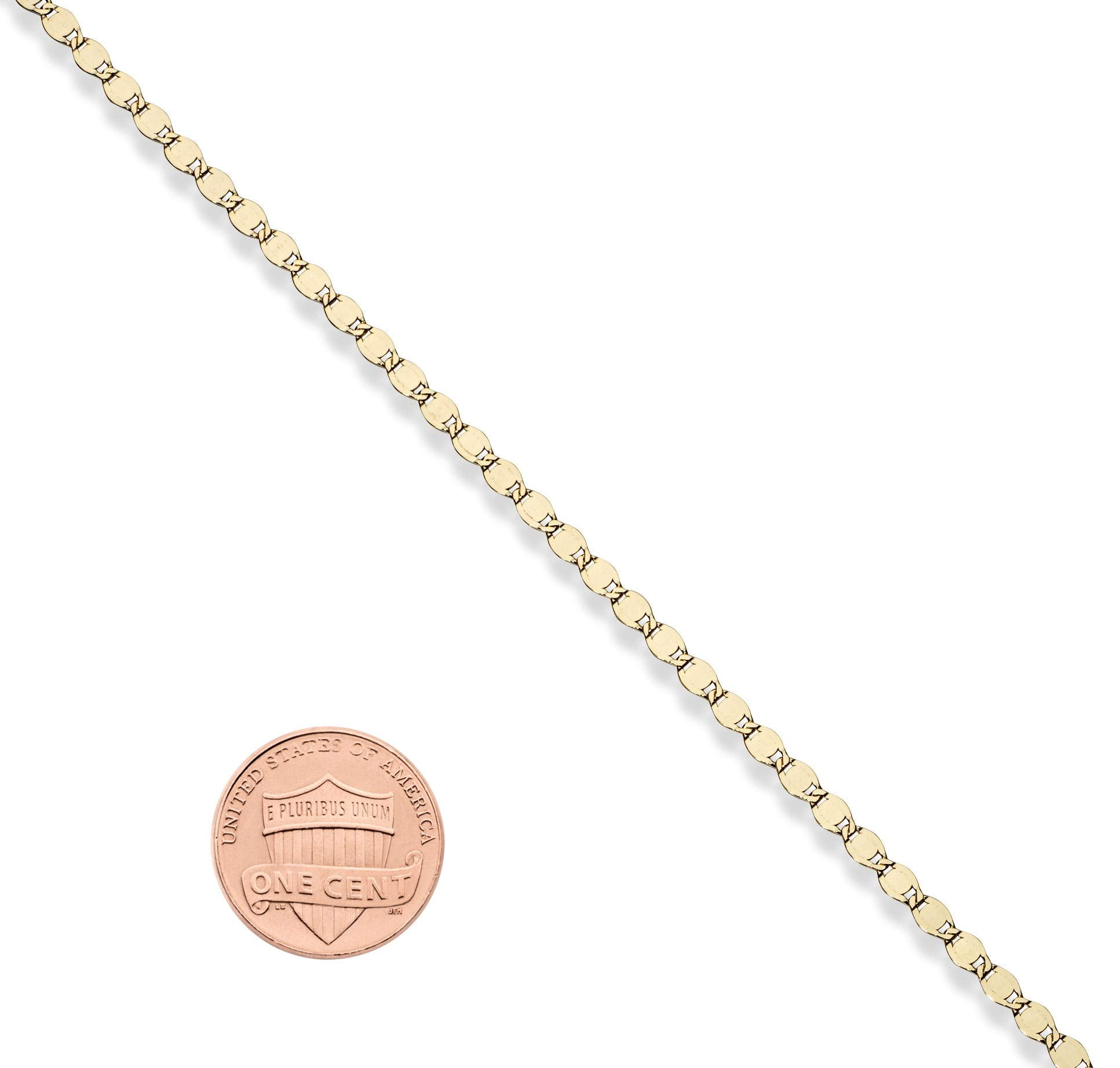 Miabella 18K Gold Over 925 Sterling Silver Figaro, Beaded Singapore, Sparkle, Cuban Link Chain, Adjustable Choker Necklace for Women Made in Italy (Sparkle, Length 13+2 Inches)