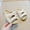 Beige, variant on Viluyesy Girls Slide Sandals Double Bow Open Toe Soft Footbed Non-Slip Summer Casual Beach Shoes Yellow Size 8 Toddler