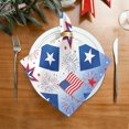 thumbnail image 5 of Iauyy Satin Napkins Set of 1- Flag Pattern DIY Printing Decoration Cloth Napkin- Easy Care for Home/Party, 5 of 8