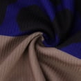 thumbnail image 4 of Puntoco Mujeres Cuello Redondo Impresión Recreativo Encaje Costura Manga Larga Tops Puntoco Puntoco-5047, 4 of 6