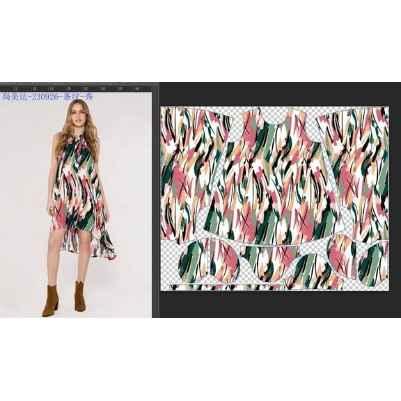 Mukola Summer Dresses For Women Boho Casual Printed T-shirt Dresses Loose Short Sleeve Beach Sundress,Colorful XL