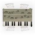 thumbnail image 5 of 1 Tablecloth Piano Music Pattern Table Cloth Rectangular Tea Table Cover Dining Home Decor, 5 of 5