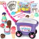 thumbnail image 1 of Set de juego Torlam Ice Cream Cart Playset, juguete de comida para niños, 1 of 7