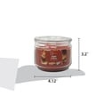 thumbnail image 5 of Mainstays 3-Wick Glass Jar Candle, Apple Fritter, 11.5 oz, 5 of 9