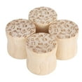 thumbnail image 1 of Poids de Modèle, Bois de Caoutchouc Portable 4PCS Cylindrique Conception Ronde Poids à Coudre pour les Magasins de Tailleur, 1 of 7