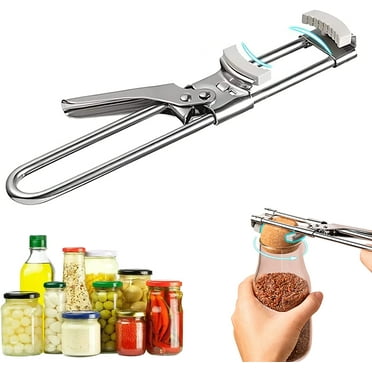 Jar Opener Effortlessly Open Jar, Bottle or Can,Perfect for Seniors, Arthritis and Weak Hands, Adjustable Stainless Steel,Kitchen MustHave,1 pc