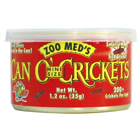 UPC: 0097612400434 | Zoo Med Can O  Crickets Reptile & Amphibian Food  1.2 Oz