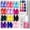 matte short oval, variant on Almond Press  Nails, 12 Color 288 count Matte Glue  Nails Almond Shape Press  Nails Medium Length  Nails