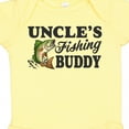 thumbnail image 4 of Inktastic Uncle's Fishing Buddy Boys Baby Bodysuit, 4 of 5