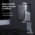 thumbnail image 2 of Foldable Tablet Stand Tablet Mount Adjustable Flexible Tablet Holder 360 Degree, 2 of 7
