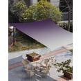 thumbnail image 3 of Sun Shade Sail 8x10Ft Purple Gray Gradient Uv Block Sunshade Canopy Outdoor Shade Cover Rectangle Shade Cloth For Patio Garden Yard Deck Pergola, 3 of 6