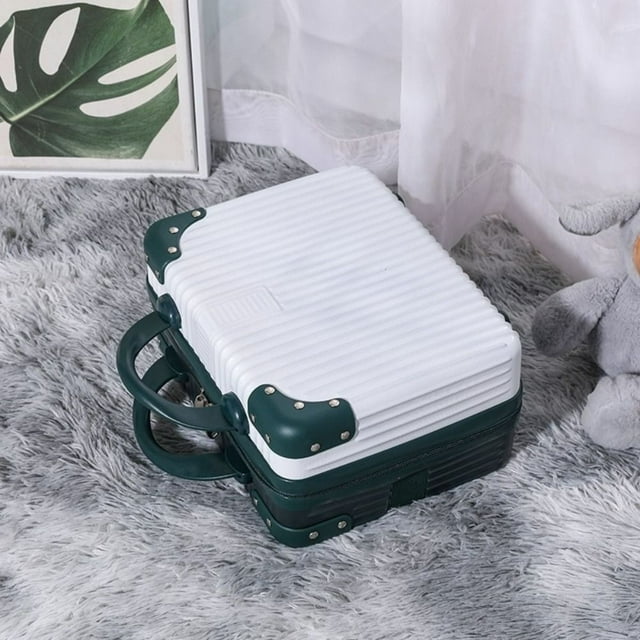 14 inch Mini Travel Suitcase Cosmetic Box Hand Luggage Organizer Makeup Case Small Password Box Boarding Case 8