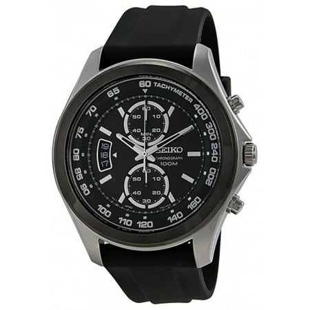 - Chronograph Black Dial Mens Watch SSB053
