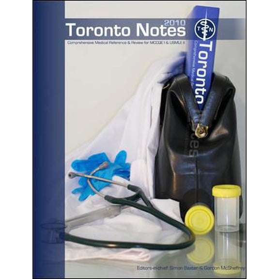 Pre-Owned The Toronto Notes for Medical Students 2010 (Paperback) 0980939720 9780980939729