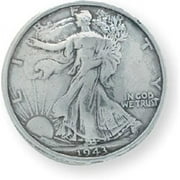 Tandy Leather Factory 1137203 1.187 in. Factory Concho Silver Screwback Liberty Half Dollar