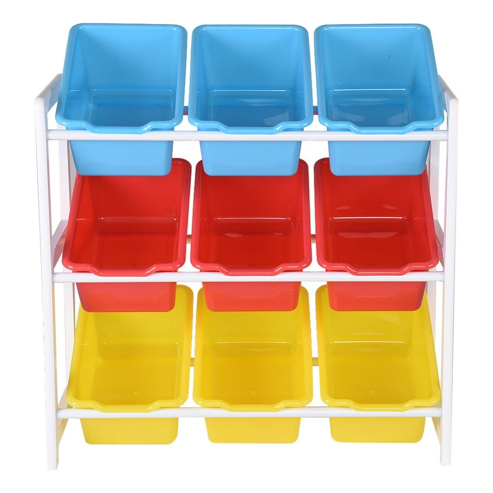 Nomeni Solid Wood Toy Rack Kids' Toy Storage Organizer Children