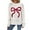 White, variant on Women's Sweaters, A Fashionable And Casual Bow Pullover Knitted Sweater For Women(White,L)
