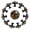 Multicolored 01, variant on 12 Pcs Cabinet Knobs Skull with Sunflowers Aesthetic Pattern, Round Crystal Glass Drawer Dresser Wardrobe Handles Pulls Door Cupboard Hardware Knob with Screws for Home Kitchen