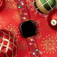 thumbnail image 3 of Peanuts Christmas HD Unisex Watch Band Compatible with FitBit Versa 3 & Sense (20mm Short Gift Giving) by Affinity Bands, 3 of 4