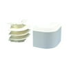 Panduit Pan-Way T-70 Raceway Fittings - Cable raceway outside elbow fitting - electric ivory