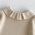 thumbnail image 2 of SHTXOZHI Baby Girls Long Sleeve Ribbed Knit Sweater Kids Toddler Fall Winter Pullover Tops, 2 of 5