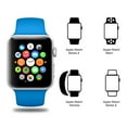 thumbnail image 2 of Silicone Sport Watch Band Compaitble with Apple Watch Bands - S/M & M/L 38MM 40MM 41MM 42MM 44MM, Breathable Silicone Replacement Watch Strap for iWatch Series 1, 2, 3, 4, 5, 6 (16-Colors), 2 of 6