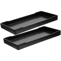 KAKOWELY Rectangle Tea Serving Tray Household 2Pcs 8.10X4.13X0.79in