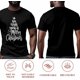 thumbnail image 5 of Camisetas informales de manga corta con diseño abstracto de árbol de Navidad para hombre, 5 of 8