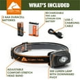 Ozark Trail 600 Lumen LED Wide View Headlamp with Hybid Power (Alkaline