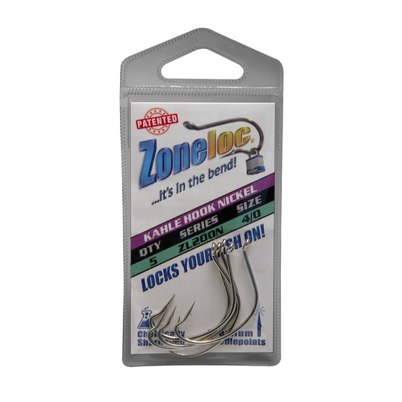 Zoneloc - Kahle Hook - 5pc Nickel
